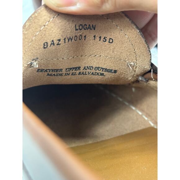 GH Bass Weejuns Penny Loafers Mens 11.5 Leavitt Flat Strap Brown Leather NEW - Picture 8 of 9